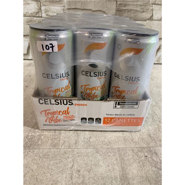 Flat Of 12 Celsius Tropical Vibe Cans