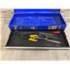 Image 5 : Westward 3 Drawer Blue Toolbox With Assorted Tools Inside
