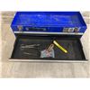 Image 6 : Westward 3 Drawer Blue Toolbox With Assorted Tools Inside