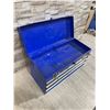 Image 8 : Westward 3 Drawer Blue Toolbox With Assorted Tools Inside