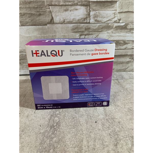 HEALQU Bordered Gauze Dressing - 6cm x 10cm - 50 PCS