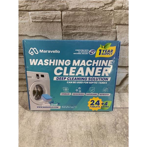 Maravello 1 Year Supply Of Washing Machine Cleaner - 28 Tablets