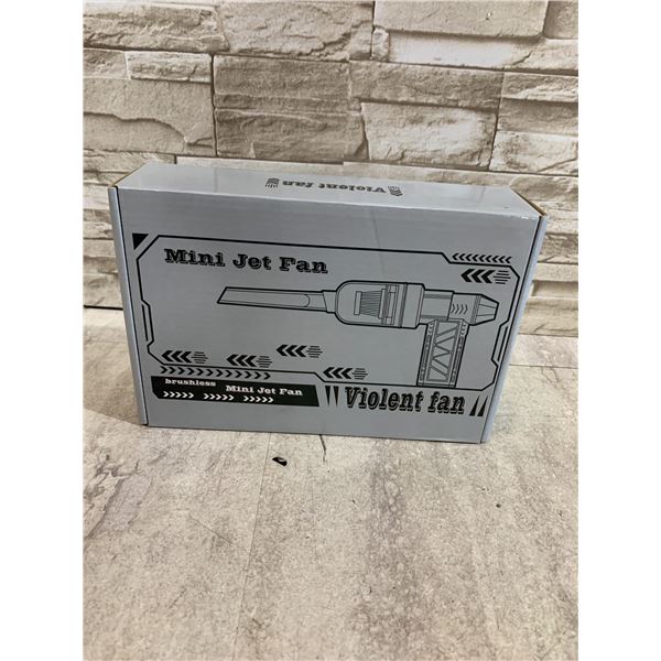 Violent Fan Brushess Mini Jet Fan & Compressed Air Duster
