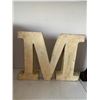 Image 2 : Lot Of 2 Metal Letters - M & A