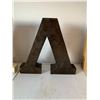 Image 3 : Lot Of 2 Metal Letters - M & A