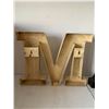 Image 5 : Lot Of 2 Metal Letters - M & A