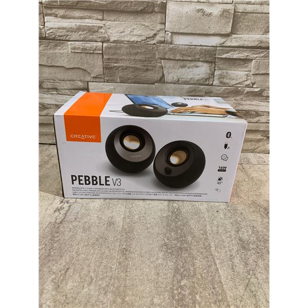 Creative Pebble V3 Minimalistic 2.0 USB C Speakers With Bluetooth