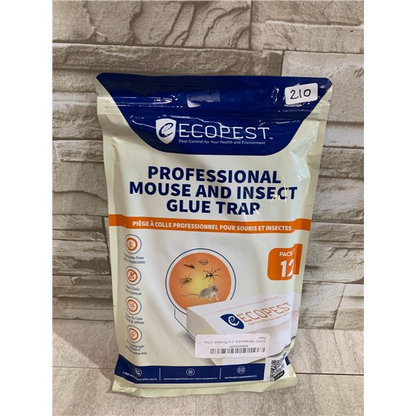 Ecopest Professional Mouse & Insect Glue Traps - 12 PCS