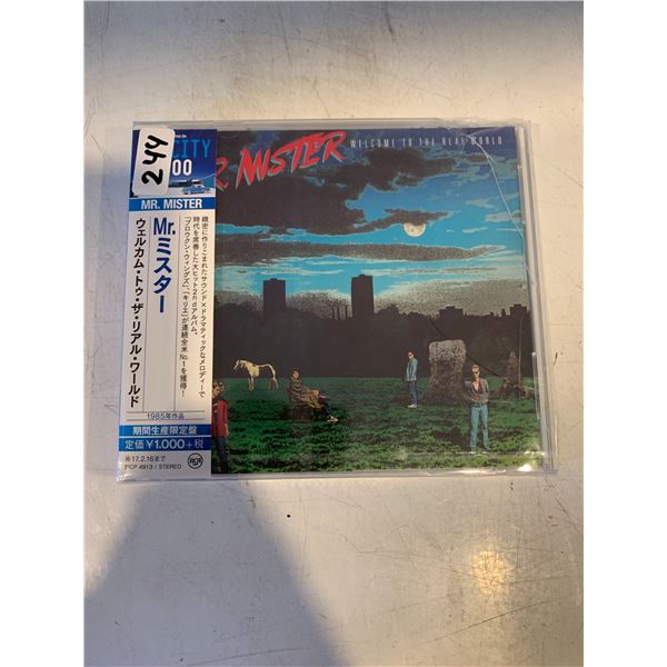 Japanese Press Edition Of Welcome To The Real World By Mr.Mister