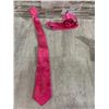 Image 1 : Lot Of 2 Pink Ties