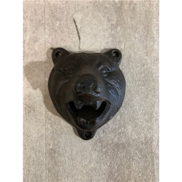 Cast Iron Bear Bottle Opener