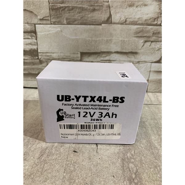 UB-YTX4L-BS Factory Activated Maintenance Free Sealed Lead Acid Battery