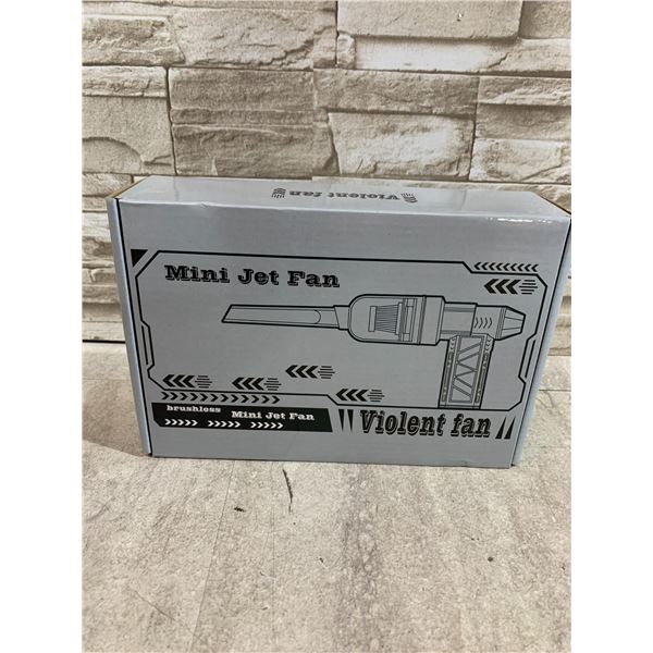 Violent Fan Brushess Mini Jet Fan & Compressed Air Duster