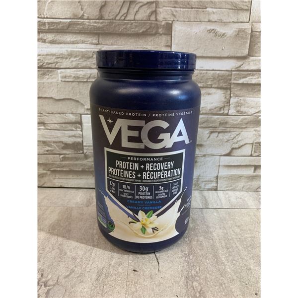 Vega Performance Protein - Recovery Plant Based Protein Powder - Creamy Vanilla Flavour