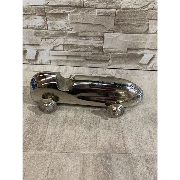 Art Deco Cast Aluminum Streamlined Racing Car