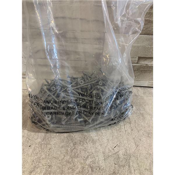 Large Bag Of Gray Polymer Coated Bugle Head Exterior Wood Screws