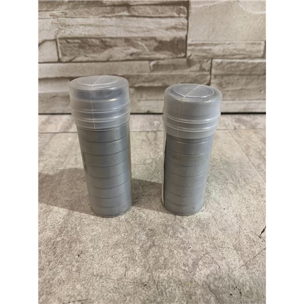 Lot Of 2 Tubes Of 10 Rubber Sealed Deep Groove Ball Bearings