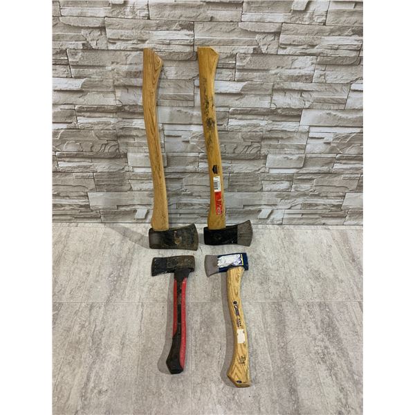 Lot Of 2 Axes & 2 Hatchets
