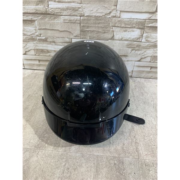 Black Motorcycle Half Shell Helmet