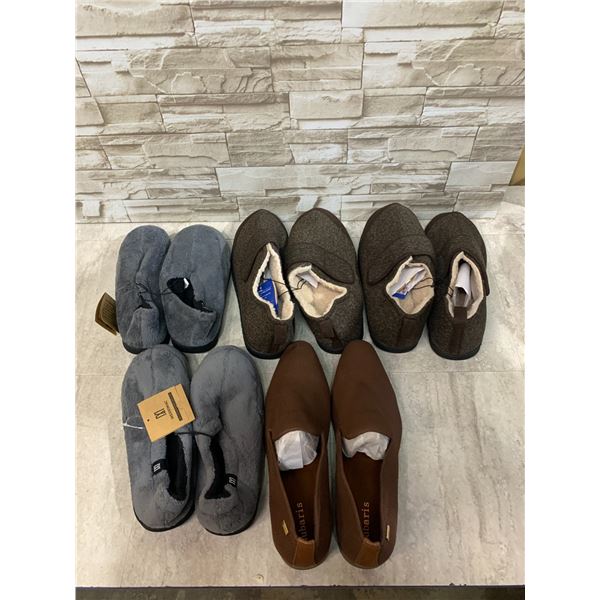 Lot Of 5 Pairs Of Assorted Adult Slippers
