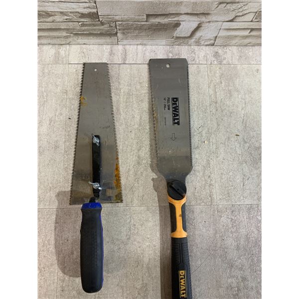 Lot Of 2 Double Edge Pull Saws