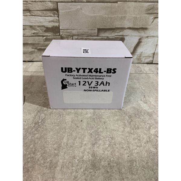 UB-YTX4L-BS Factory Activated Maintenance Free Sealed Lead Acid Battery