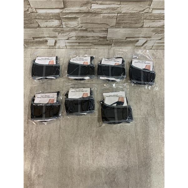 Lot Of 7 Plantar Fasciitis Night Sock Pairs