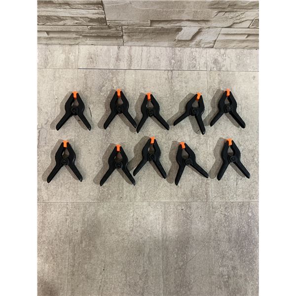 10 Pack Of 4.5in Spring Clamps