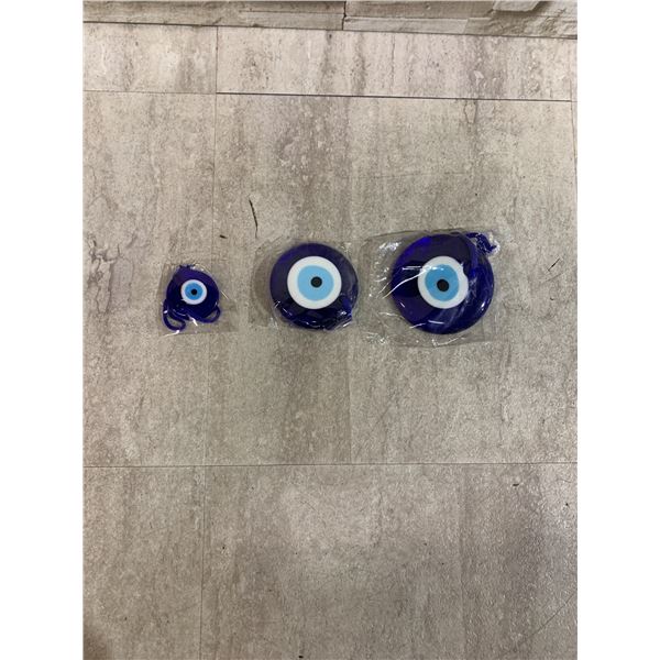 Evil Eye Protection Charms - 4cm, 7cm And 8.5cm