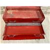 Image 7 : Red Tool Box With 3 Drawers