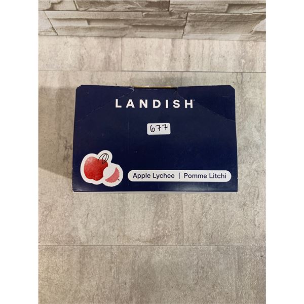 Landish Marine Collagen Sparkling Water - Apple Lychee Flavour - 6 x 355mL Cans