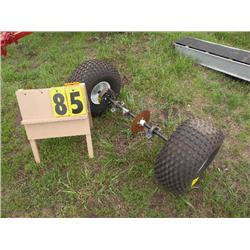 axle w/wheels
