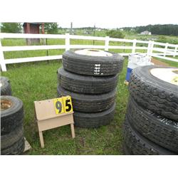 Qty 4 Low Pro tires & rims