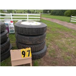 Qty 4 Low Pro tires & rims