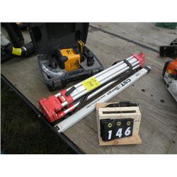 CST laser tri-pod & grade sticks