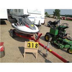 2000 Polaris SLX 1200 w/trailer