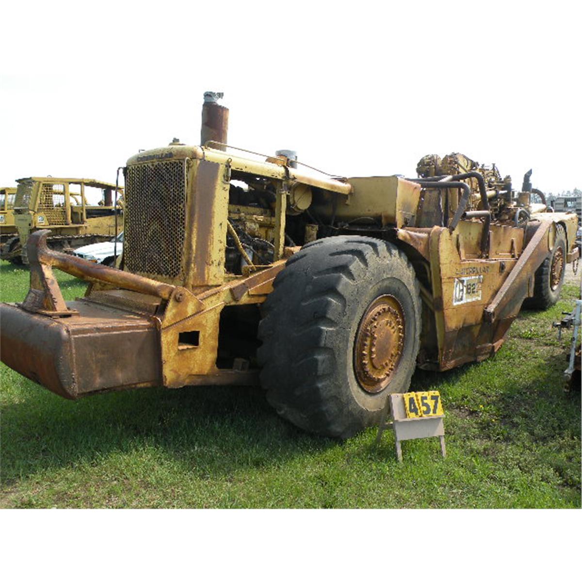 Cat 627 twin engine scraper