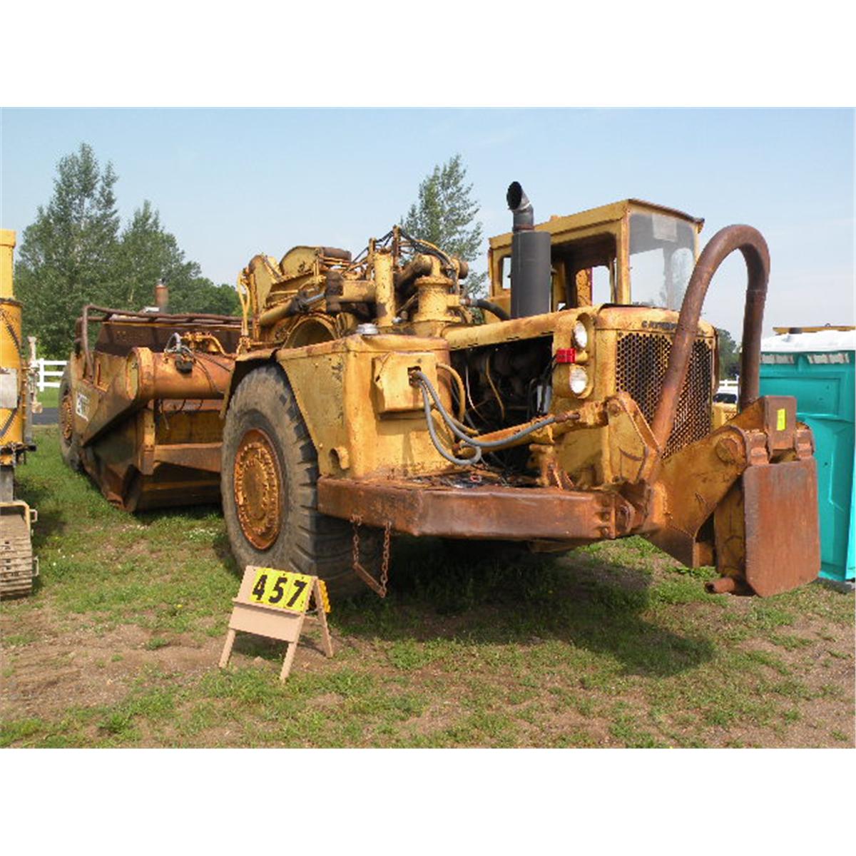 Cat 627 twin engine scraper