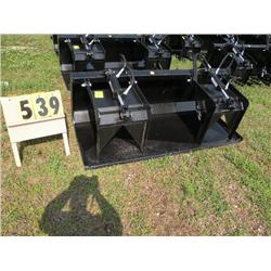 73" twin cylinder grapple bucket