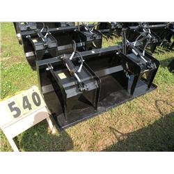 73" twin cylinder grapple bucket