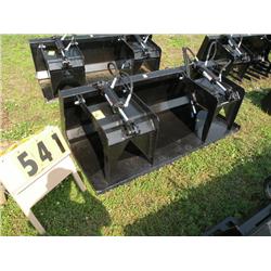73" twin cylinder grapple bucket