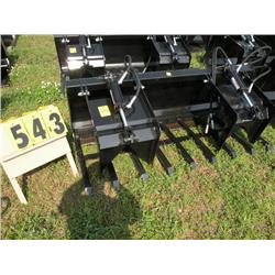 73" twin cylinder grapple bucket