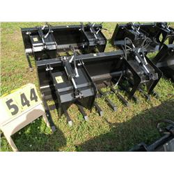 73" twin cylinder grapple bucket