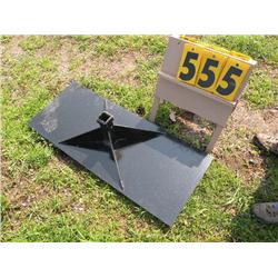 skid steer receiver plate