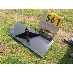 skid steer receiver plate