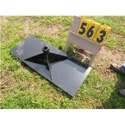 skid steer receiver plate