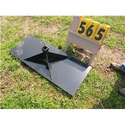 skid steer receiver plate