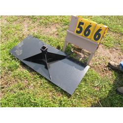 skid steer receiver plate