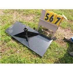 skid steer receiver plate