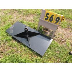 skid steer receiver plate
